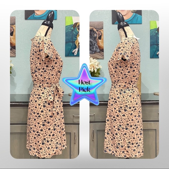 💖 HOST PICK X 2🦄 Ann Taylor | LOFT | Midi Dress | NWT | XS - Picture 3 of 15